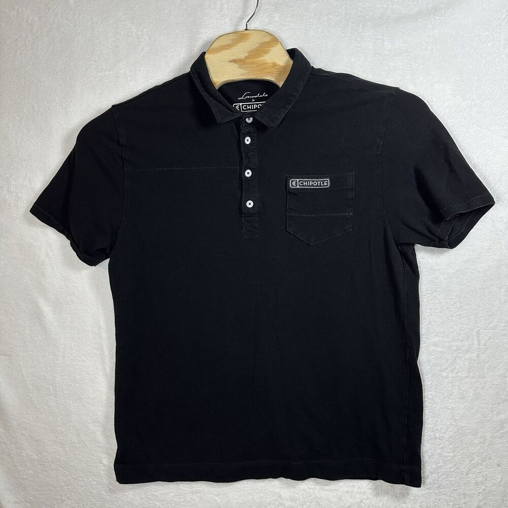 Loomstate‎ Chipotle Black Polo Shirt Men’s Size XL Uniform Work Collectible